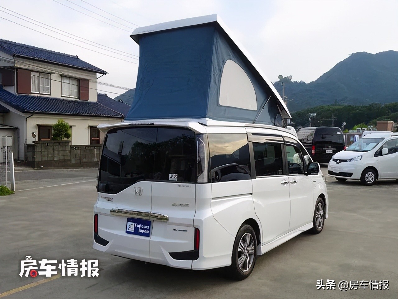 Honda's 7seater bed car, MPV style can also be driven at work, double