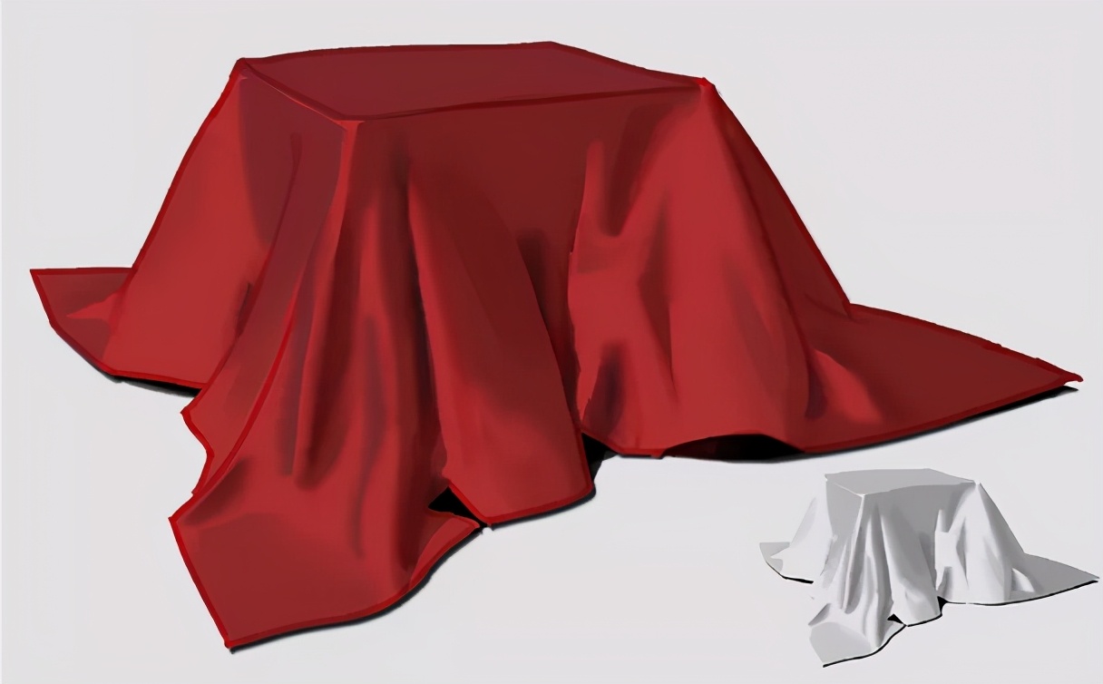 丝绸材质怎么画丝绸材质画法临摹练习过程步骤