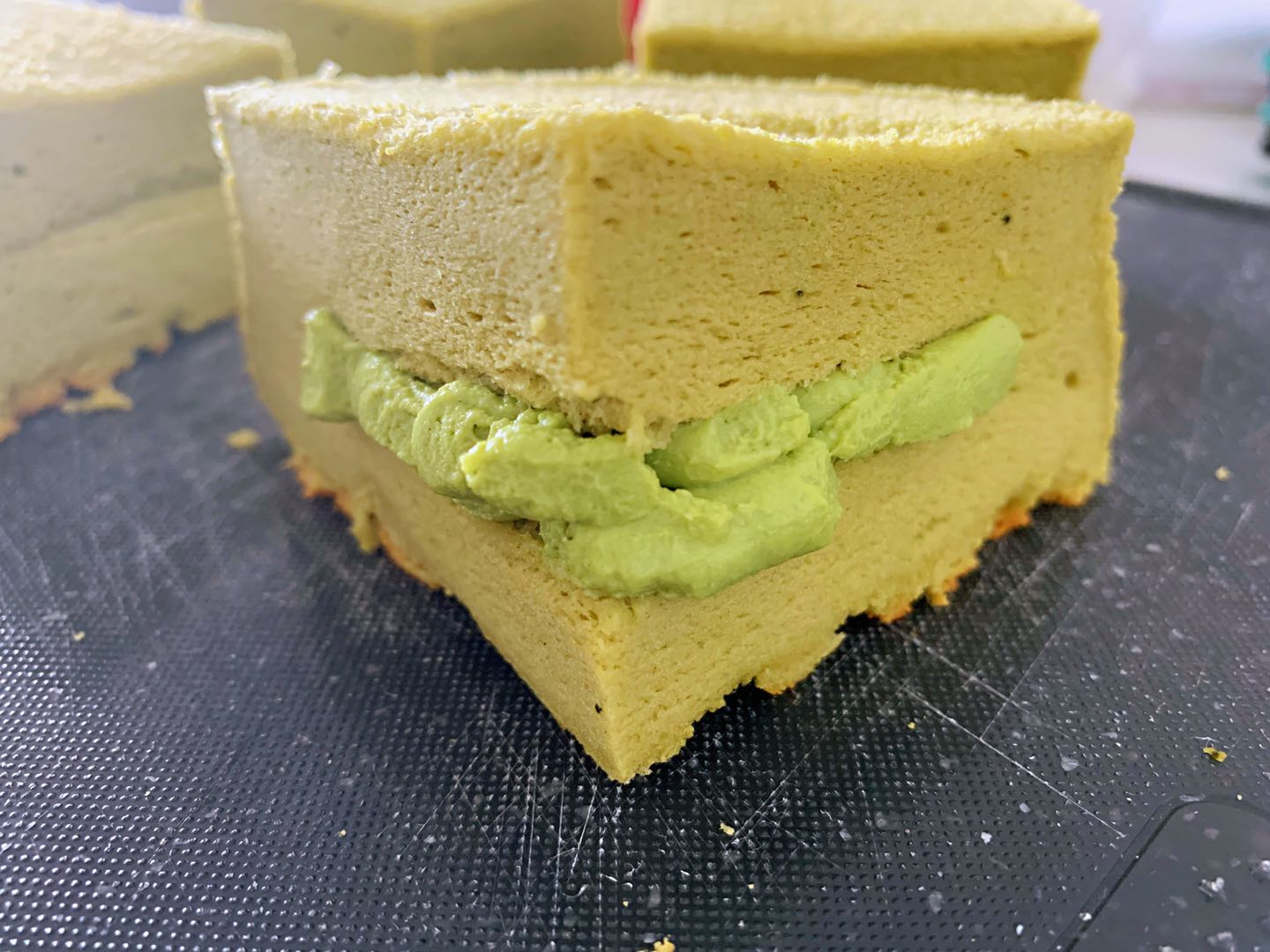 网红抹茶冰乳酪蛋糕，制作简单味道赞，学会了给家人露一手