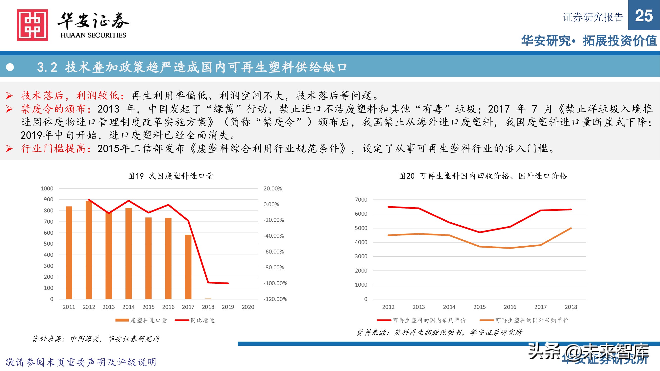 可再生资源行业研究：塑料再生正当时，废塑收集铸壁垒