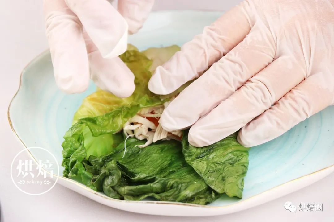 掉稱生菜雞肉捲熱量老低了吃飽飽也無負擔