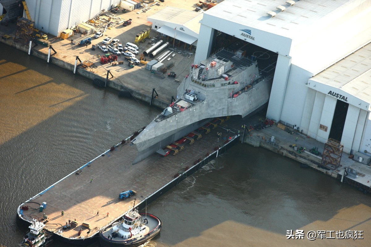 美国第30艘濒海战斗舰“堪培拉”号（LCS-30）建成下水