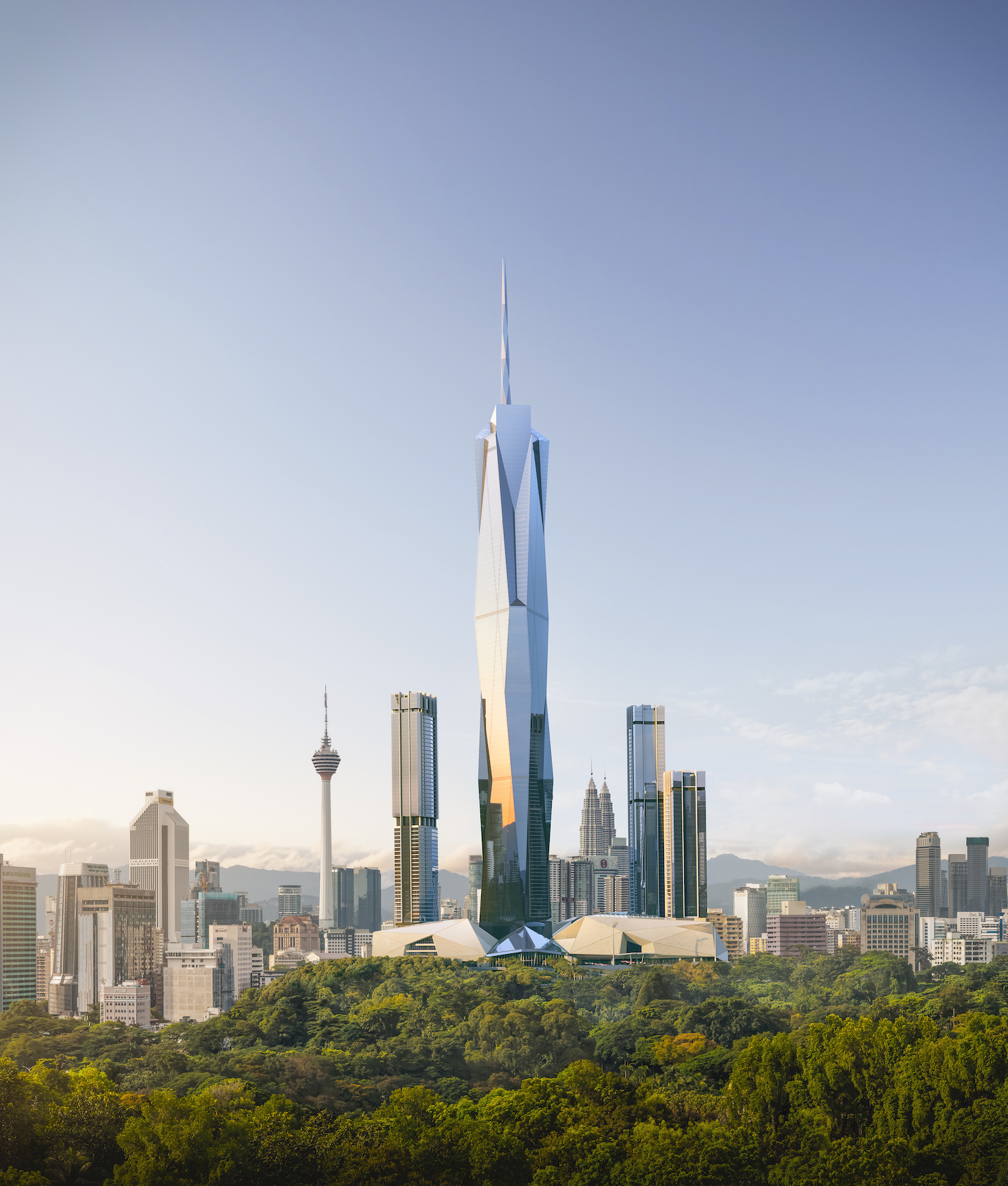 设计高635米！PNB118大厦，今年建成，将成世界第二高楼