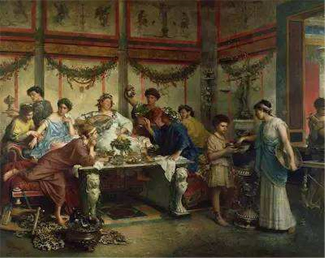 奢靡之风蔓延的古罗马，在“饮宴政治”中走向消亡