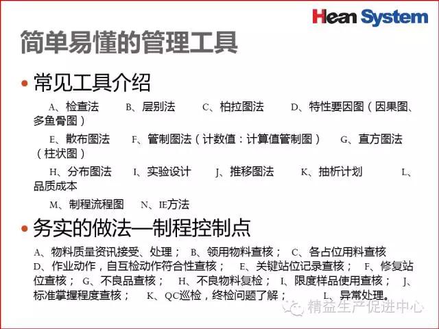 「精益學堂」生產現場品質管理