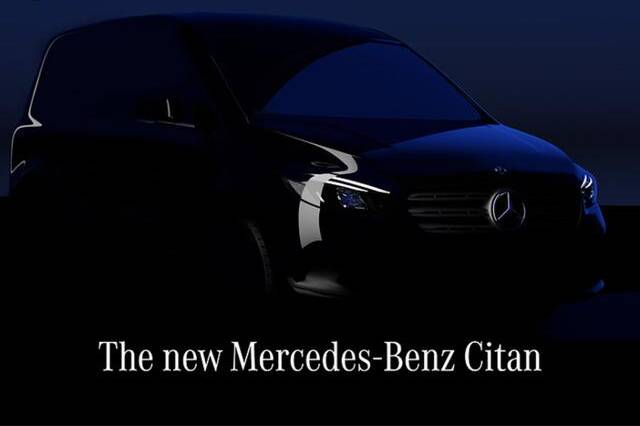 奔驰正式发布Citan预告图 预计与8月25日首发