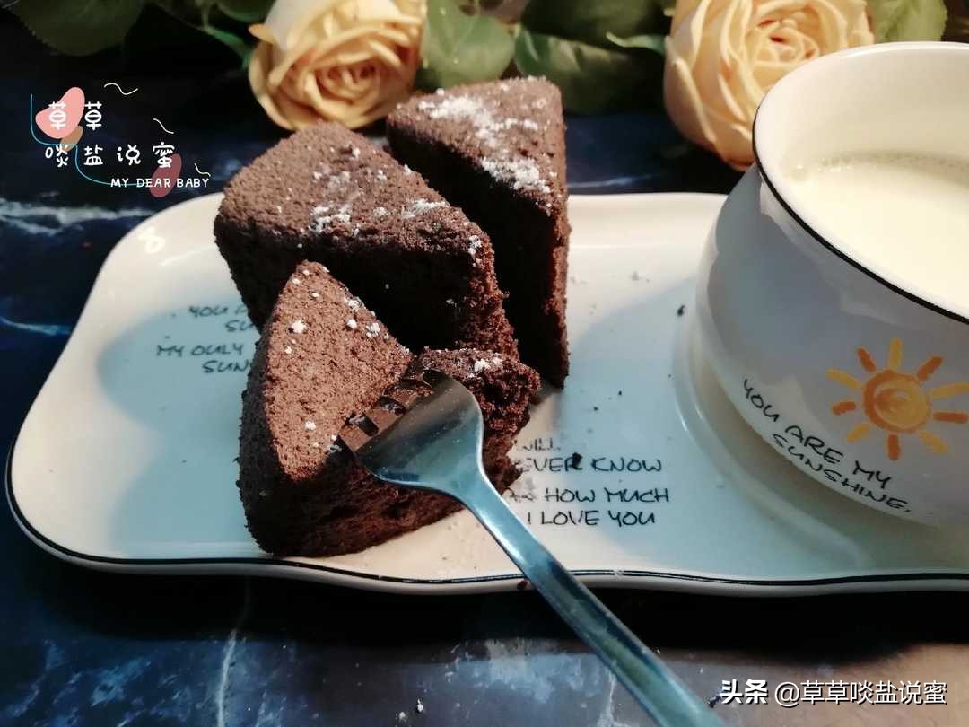 黑米糕真心不难做，只要有黑米和鸡蛋牛奶就能成