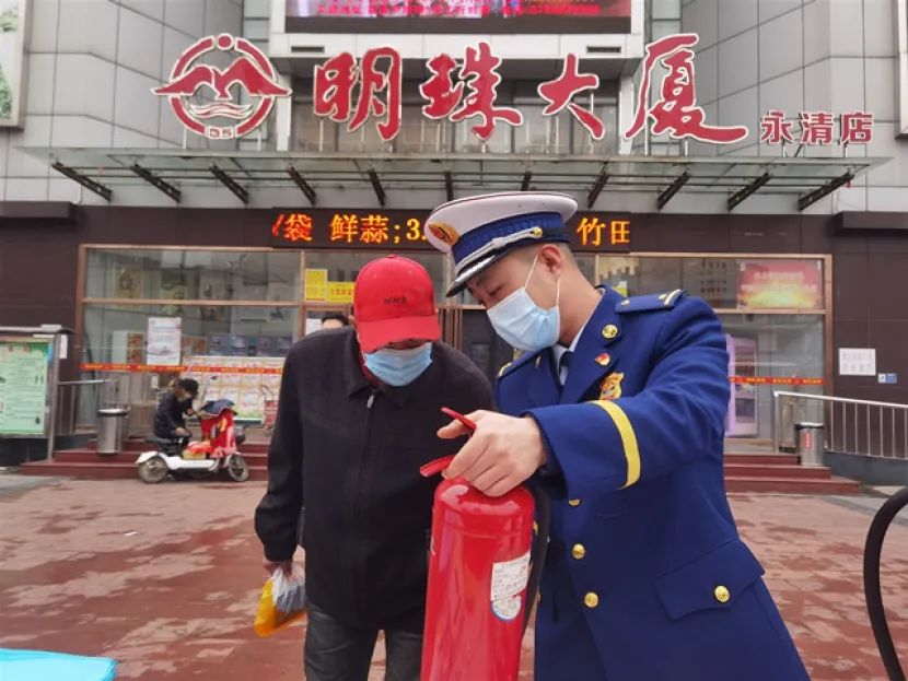 消防产品打假 廊坊消防在行动