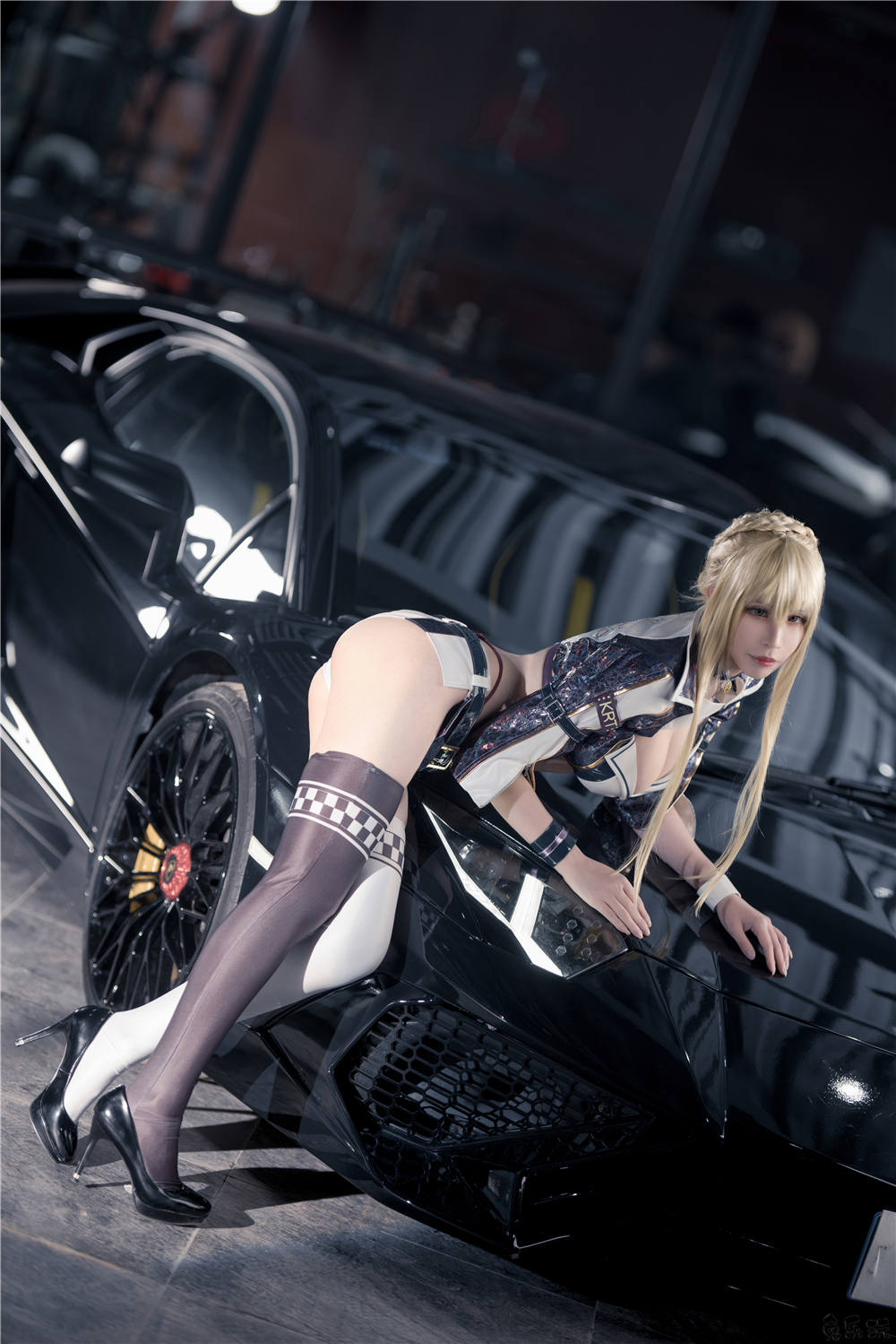 【cosplay】爱老师_PhD作品合集精选丨玛修-黑枪呆-同人赛车