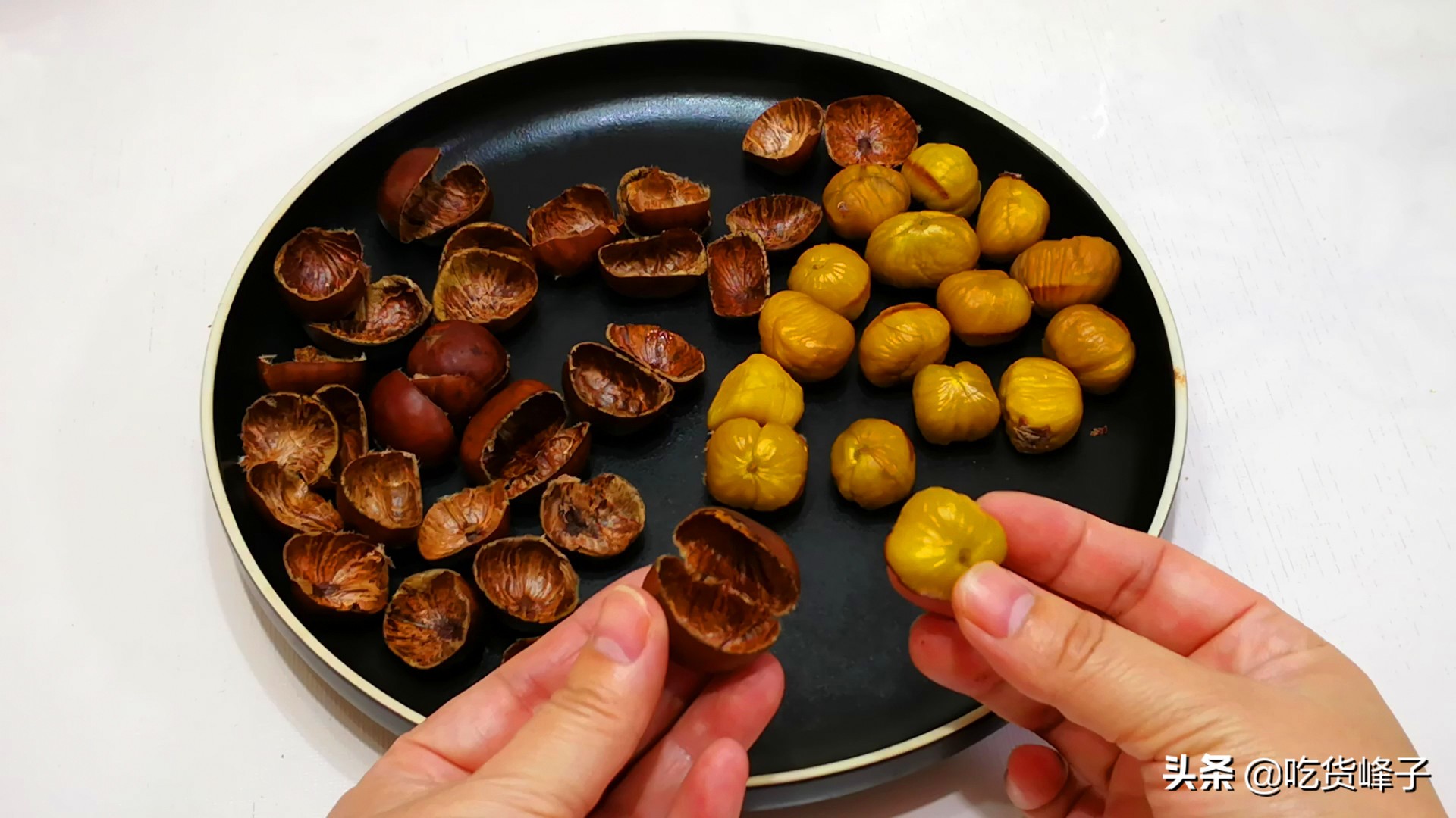 炒板栗不要直接下锅炒，2个小秘诀，去皮干净又轻松，味道格外甜
