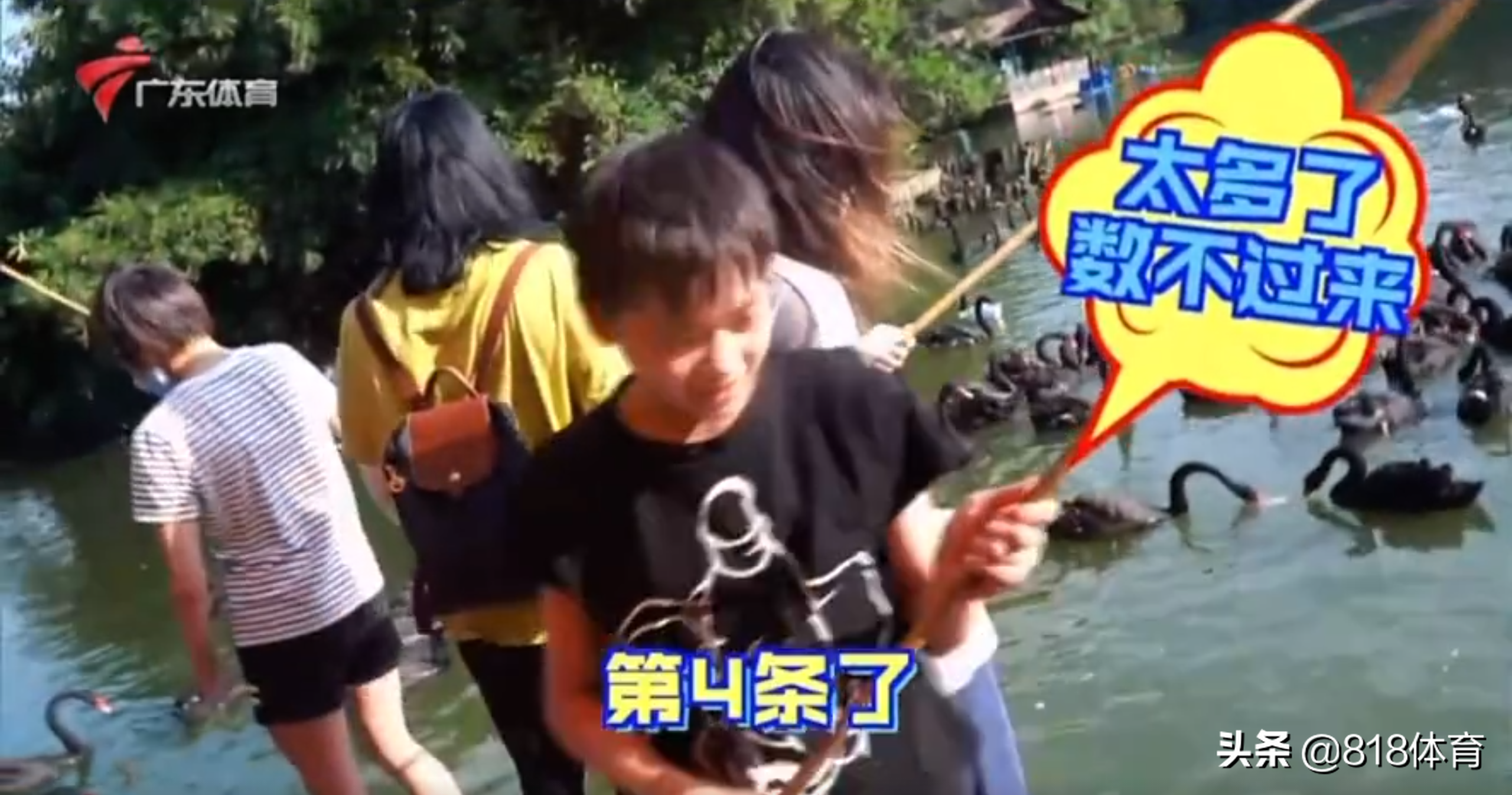 海王!全红婵长隆动物园一口气钓9条鱼,打破园区纪录嘚瑟:我厉害吗