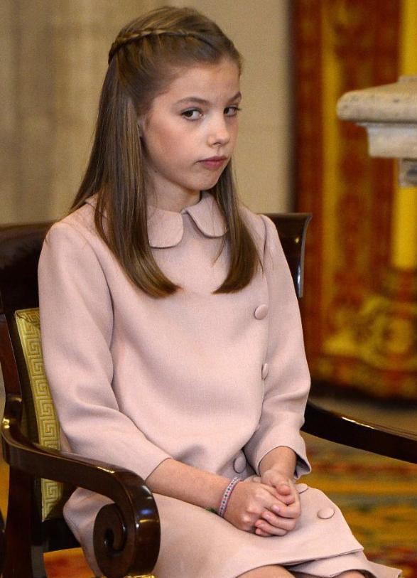 Princess Leonor is 13 years old and printed on coins. She will be a ...