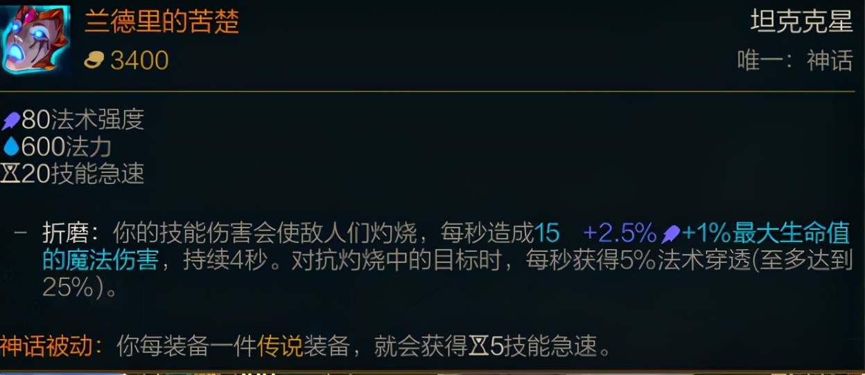 LOL新賽季裝備介紹：神話裝備篇