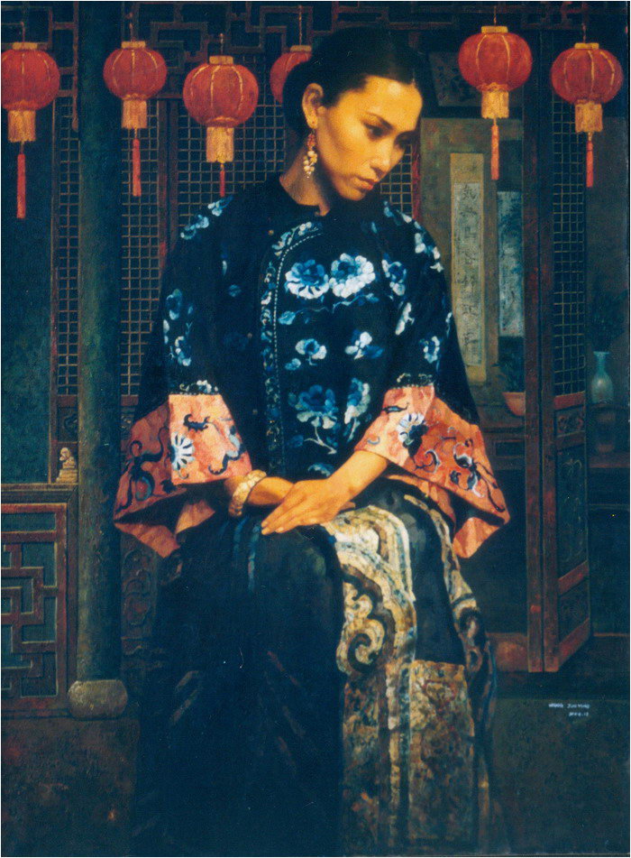 华丽而平淡，繁复而素净——著名画家「王俊英」油画作品欣赏