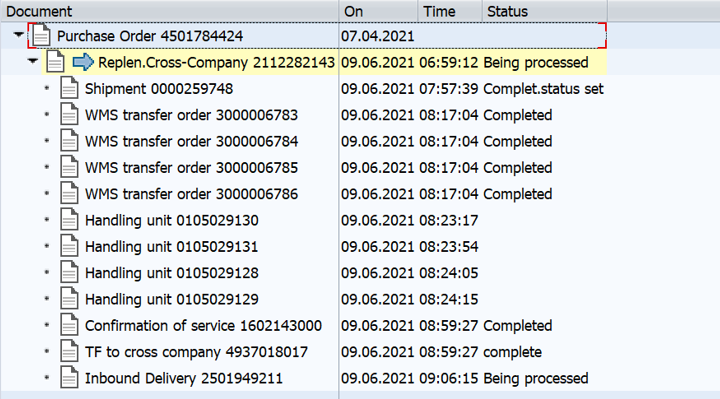 SAP WM 如何看一個交貨單相關的TO是從哪些貨架上揀配的？