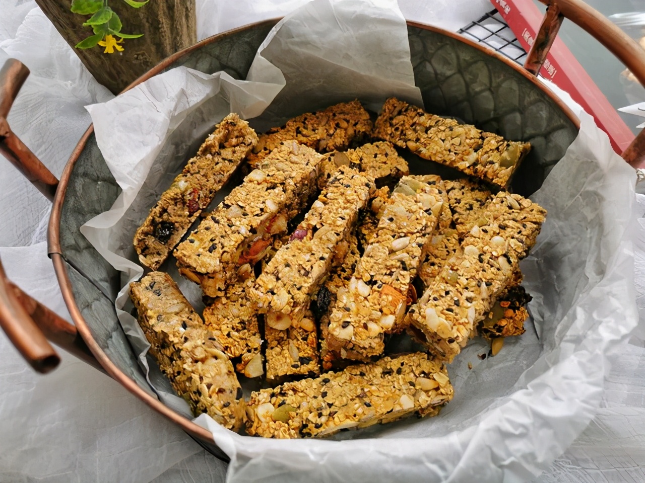 無油無糖，自製燕麥堅果能量棒，飽腹感極強，代餐零食都合適