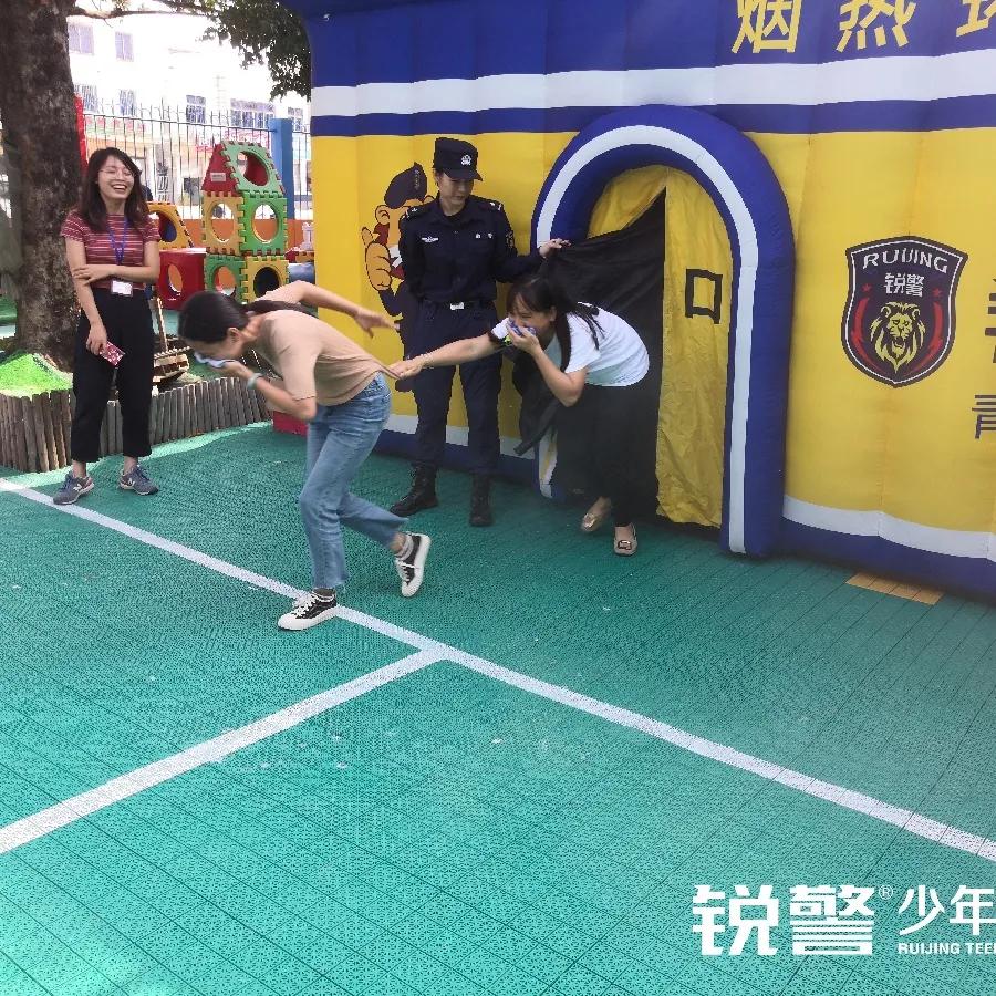 锐警少年警训：安全无小事，万顷沙镇沙尾一中心幼儿园安全活动