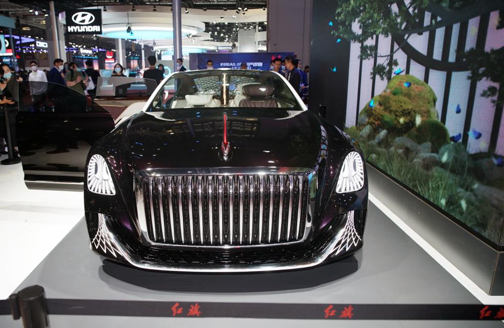 Hongqi L series luxury concept car unveiled, looks very domineering, 1 ...