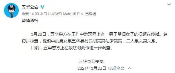 疑因骂婆婆，广东女子被丈夫45秒掌掴23次吐血：你越打我越骂