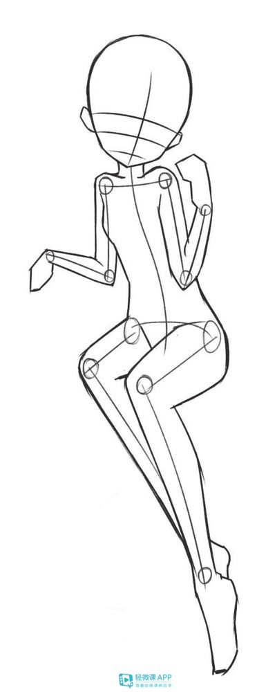 古风人物站姿怎么画对这样画