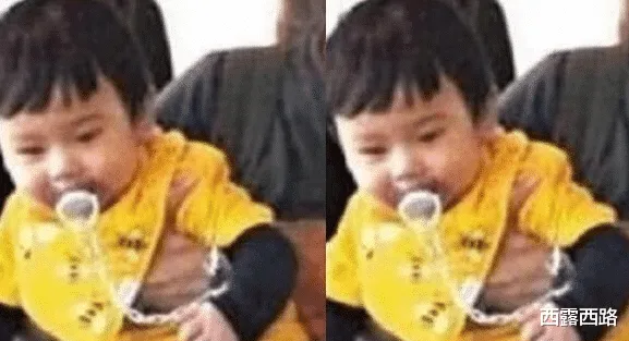 黄晓明的儿子正面照流出,“小海绵”长相惹争议,他长得像谁?