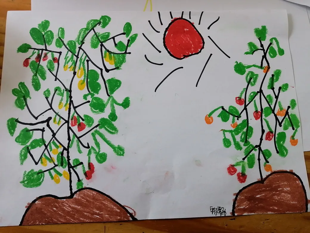 天府新区华阳幼儿园西区开展“幼儿园里的樱桃树”主题活动