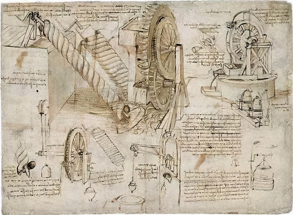 达芬奇为何被质疑是穿越者？你看他当年的手稿有多超前，就明白了