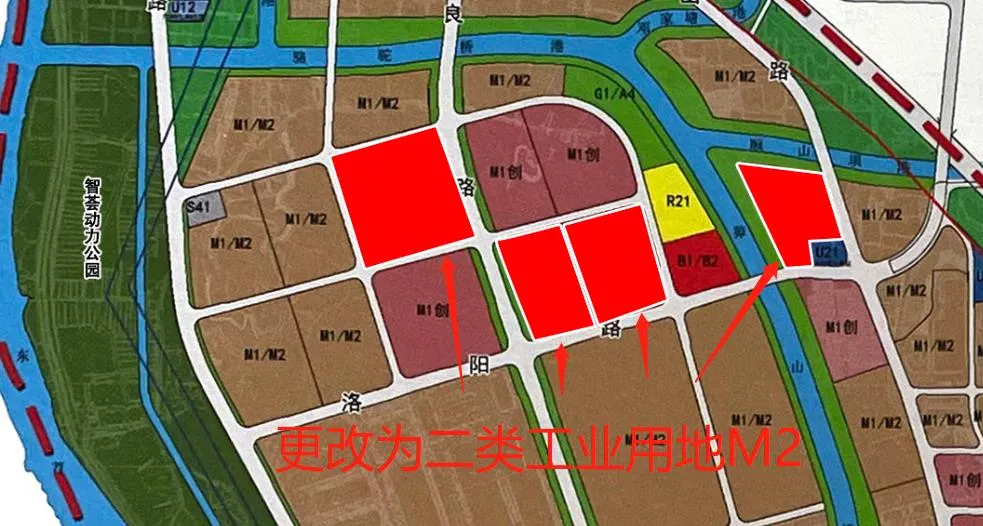 杭州钱江经济开发区核心区多地块土地性质变更（公示）