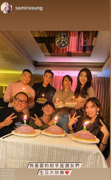 陳若儀曬全家福慶36歲生日，被老公兒子圍繞幸福得像小女生