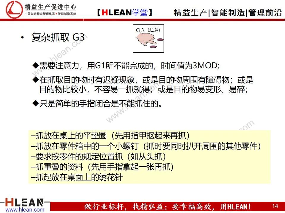 「精益学堂」MOD动作分析