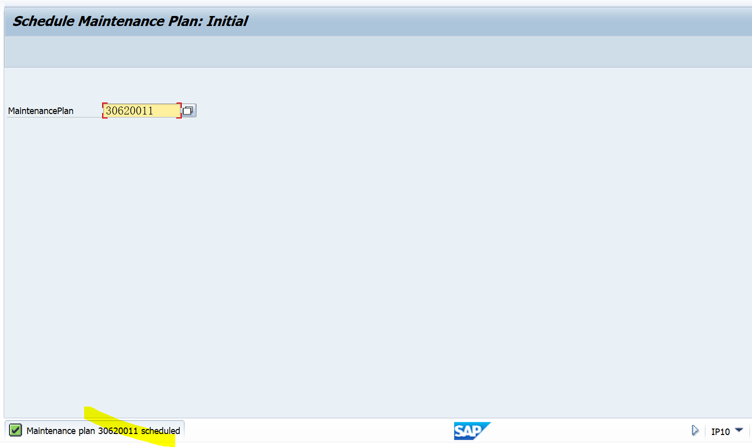 SAP PM 如何手工触发一个新的PM检验批？