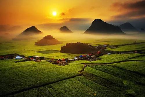 China of photography appreciation Piao is the most beautiful sunrise, must saw with one's own eyes looks