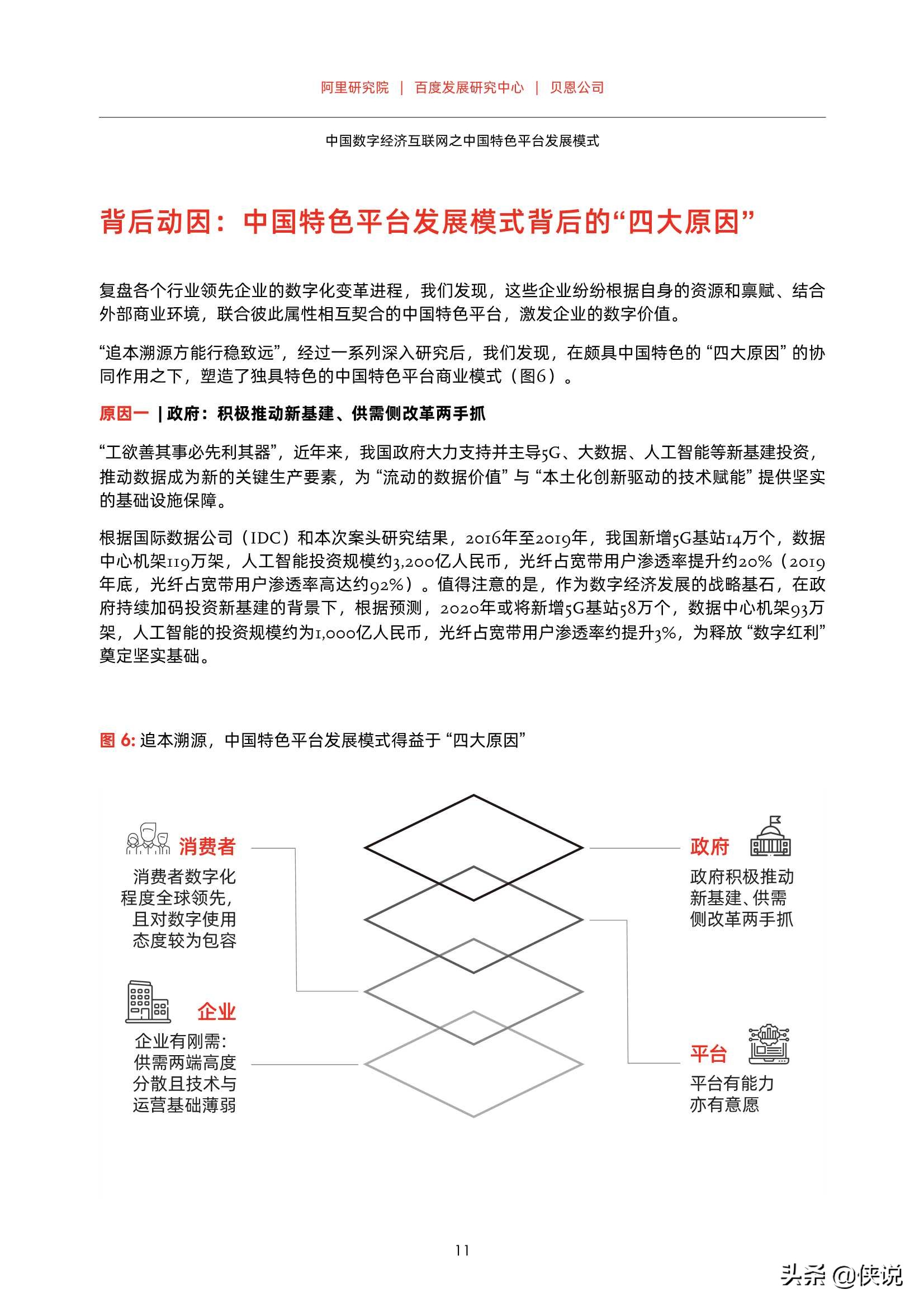 中国数字经济互联网之中国特色平台发展模式（贝恩X百度）