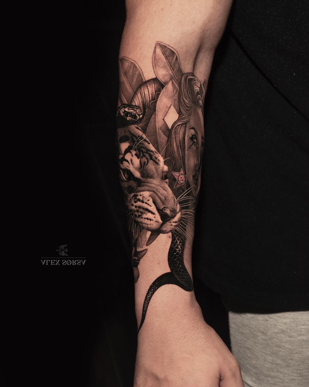 Arm portrait tattoo - iNEWS