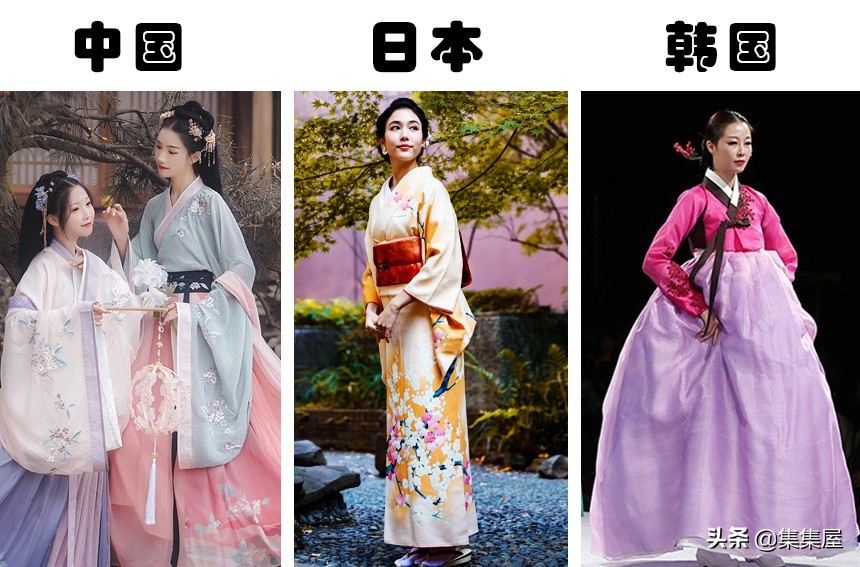 What is the difference between Chinese Hanfu and Japanese kimono