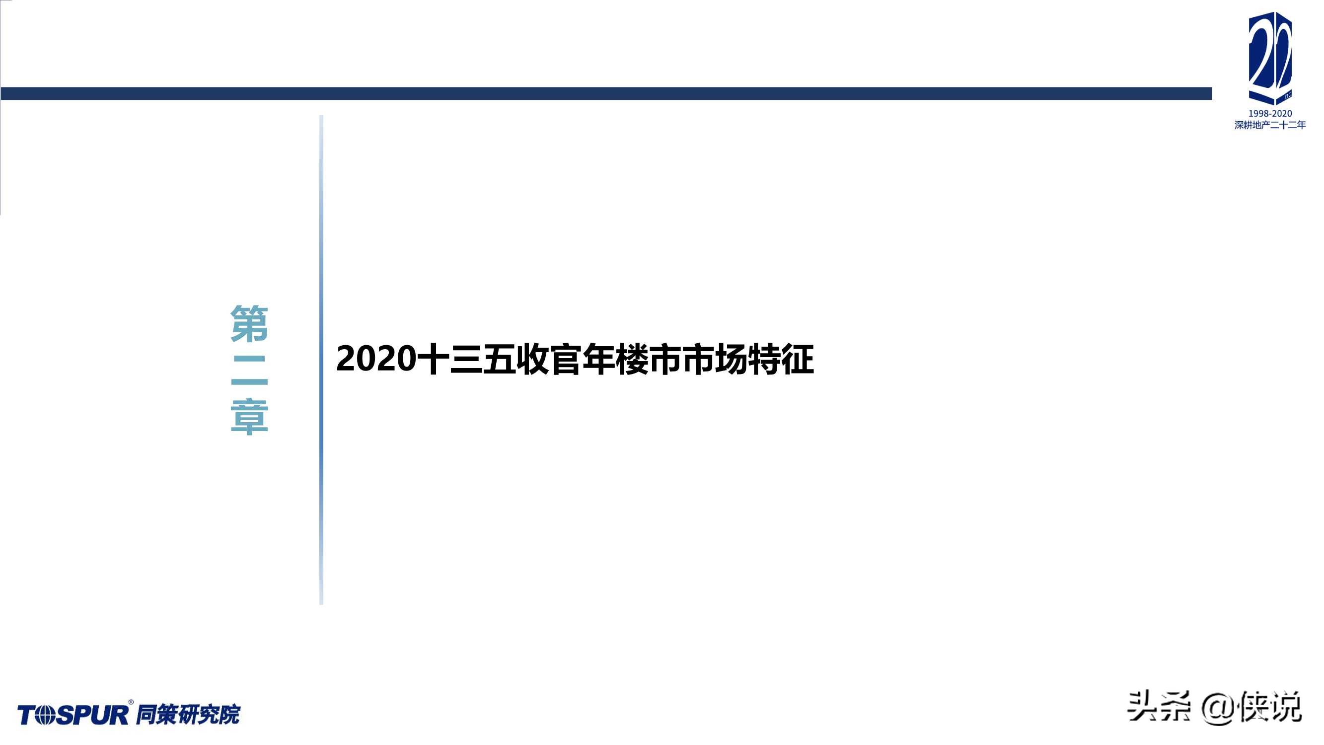 2020年楼市定位调整及“十四五”房地产再出发报告（同策）