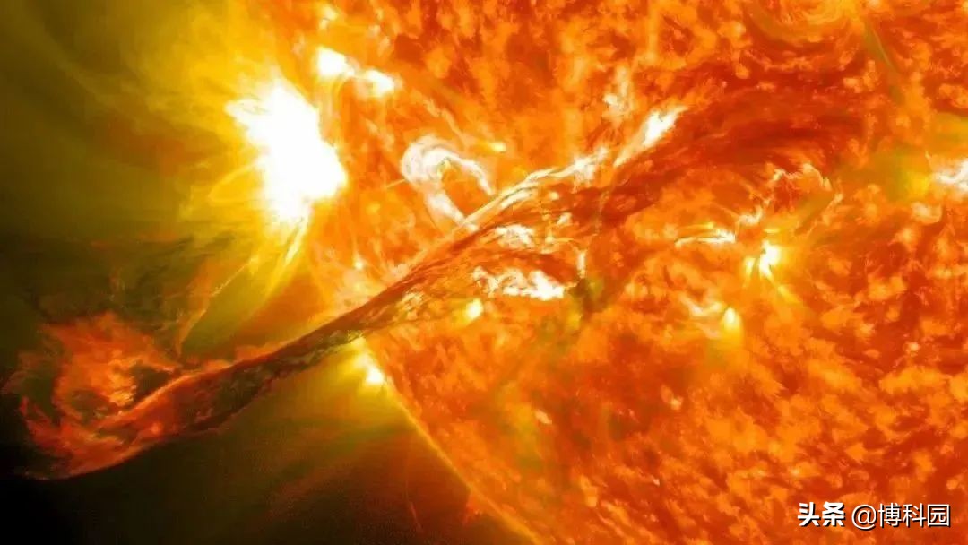 发现一次大太阳耀斑，在几分钟内就释放出太阳能量的0.02%