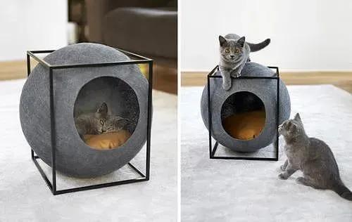 奢华又极具设计感的猫咪“豪宅”