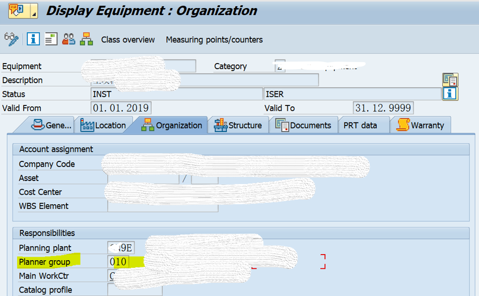 SAP PM 初级系列2 – 定义计划员组