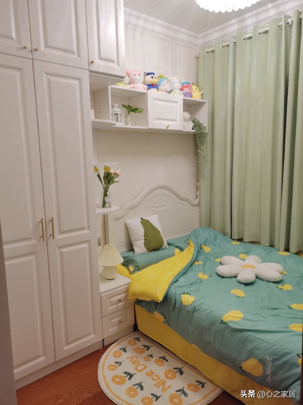 77㎡精装修设计的时尚清新，少花钱也能拥有好家装，关键是要用心