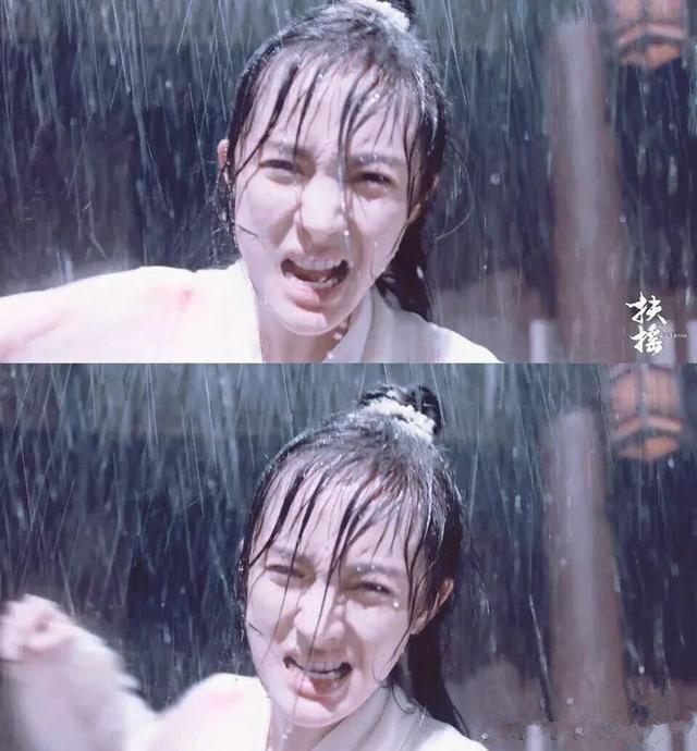 影视剧淋雨合集:郑爽唯美,刘诗诗凄美,郑元畅是来搞笑的吗