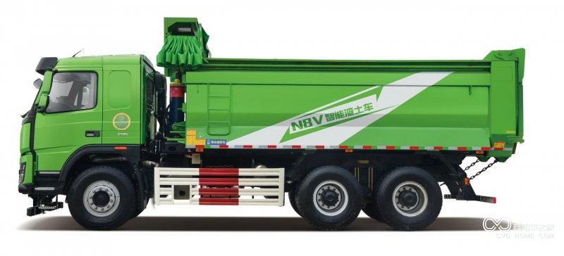 扛綠色旗幟，大運(yùn) N8V 智能渣土車賺錢產(chǎn)品