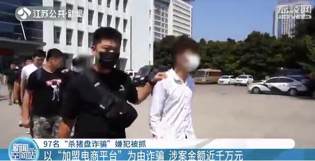 以“加盟电商平台”为由诈骗 近百名“杀猪盘诈骗”嫌犯被抓