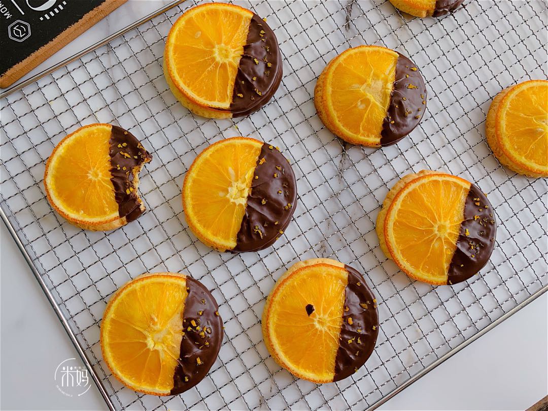 图片[1]-橙子巧克力饼干做法步骤图 用来做饼干香酥脆口特好吃-起舞食谱网