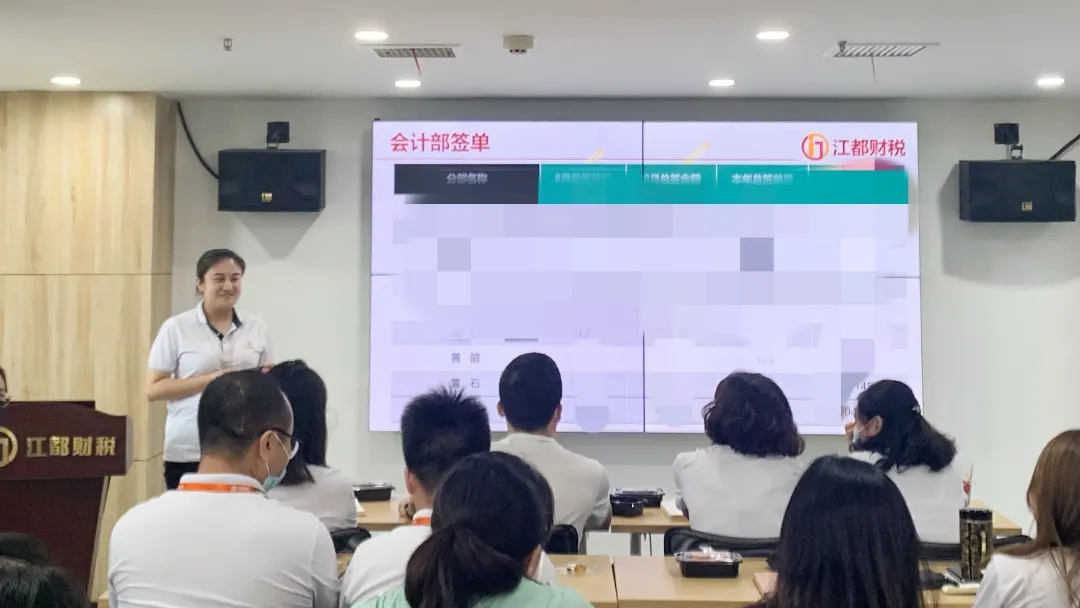 江都财税集团管理层9月月度经营分析会圆满结束