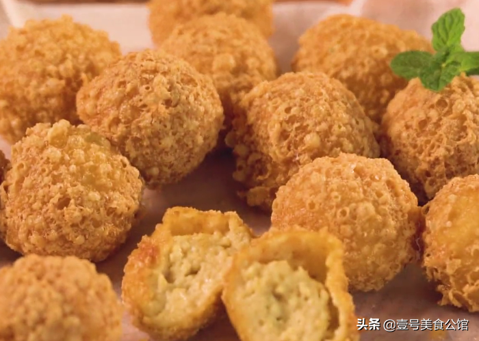 分享一款香炸豆腐丸子，外酥里嫩，好吃又解馋，家人爱吃的美食