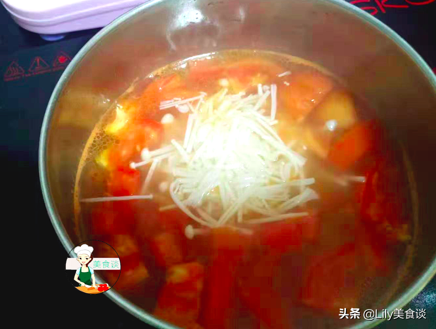 图片[8]-减脂汤金针菇番茄豆腐汤做法步骤图 低热量又饱腹-起舞食谱网