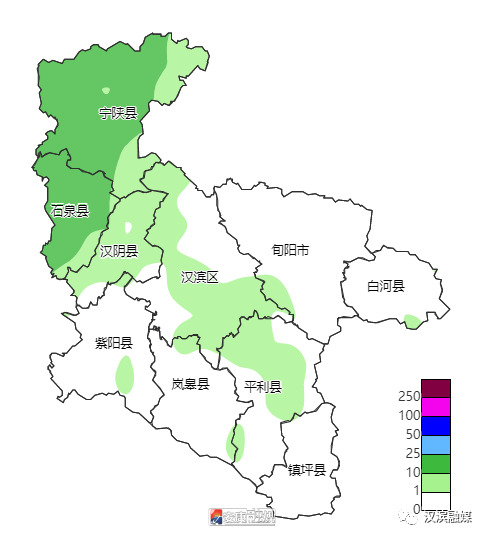 安康市最新雨情通报