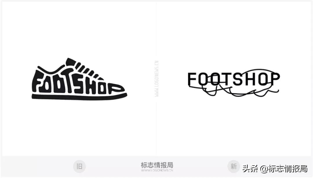 凌乱的时尚！运动鞋类商城 Footshop 更换新LOGO