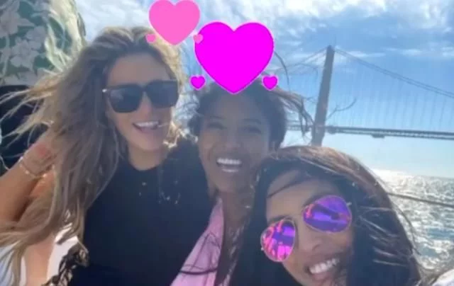 索尔|科比妻女与加索尔夫妇一同出游 加索尔叔叔怀抱小碧戳中粉丝泪点